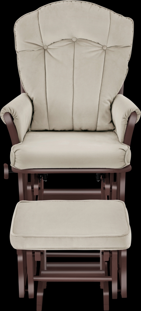 Baby Cache Vanya Beige Glider and Ottoman - Thumbnail - Image 2