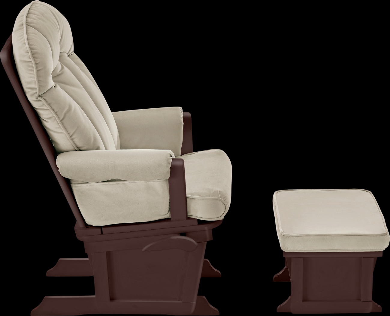 Baby Cache Vanya Beige Glider and Ottoman - Thumbnail - Image 3