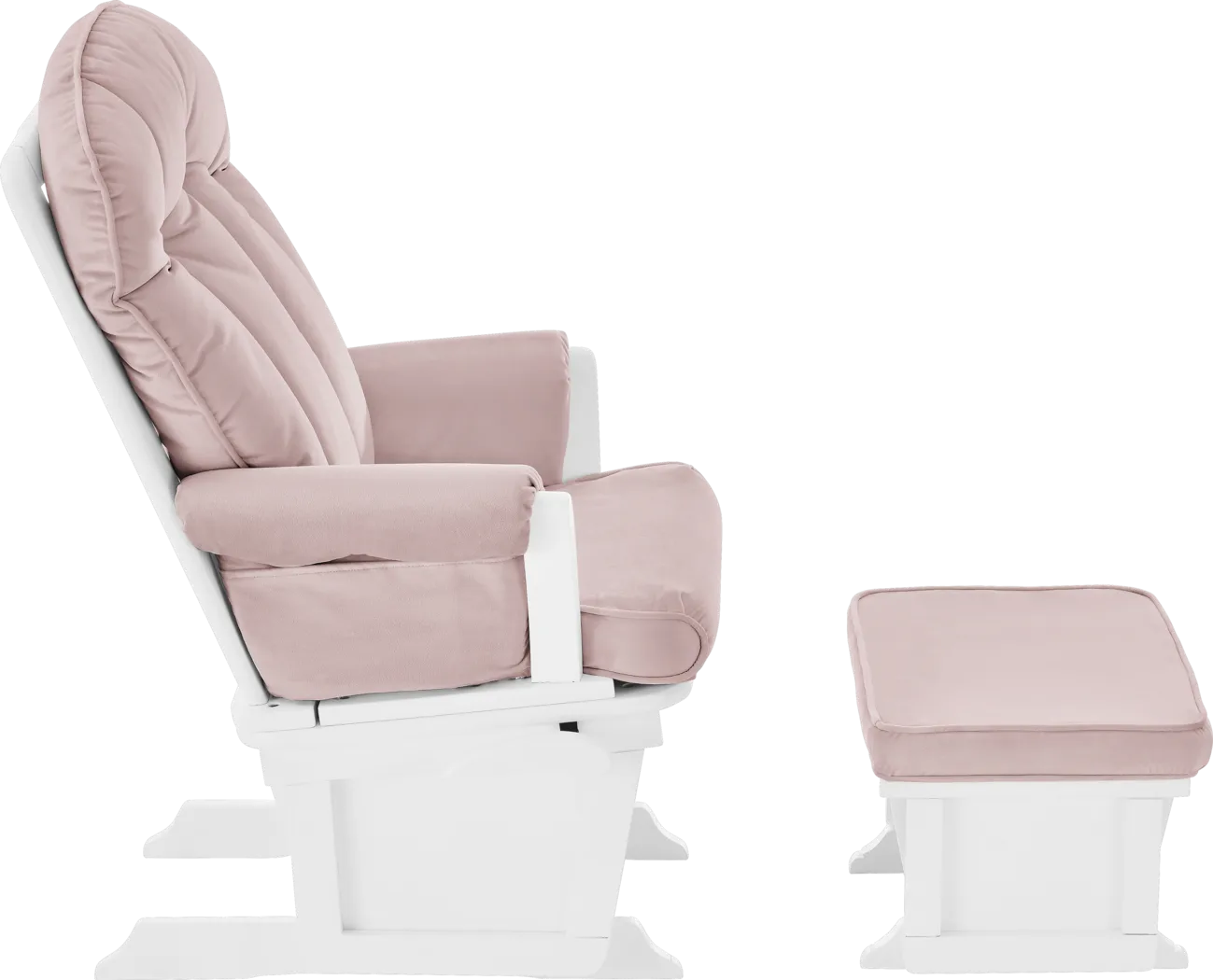 Baby Cache Vanya Pink Glider and Ottoman - Thumbnail - Image 3