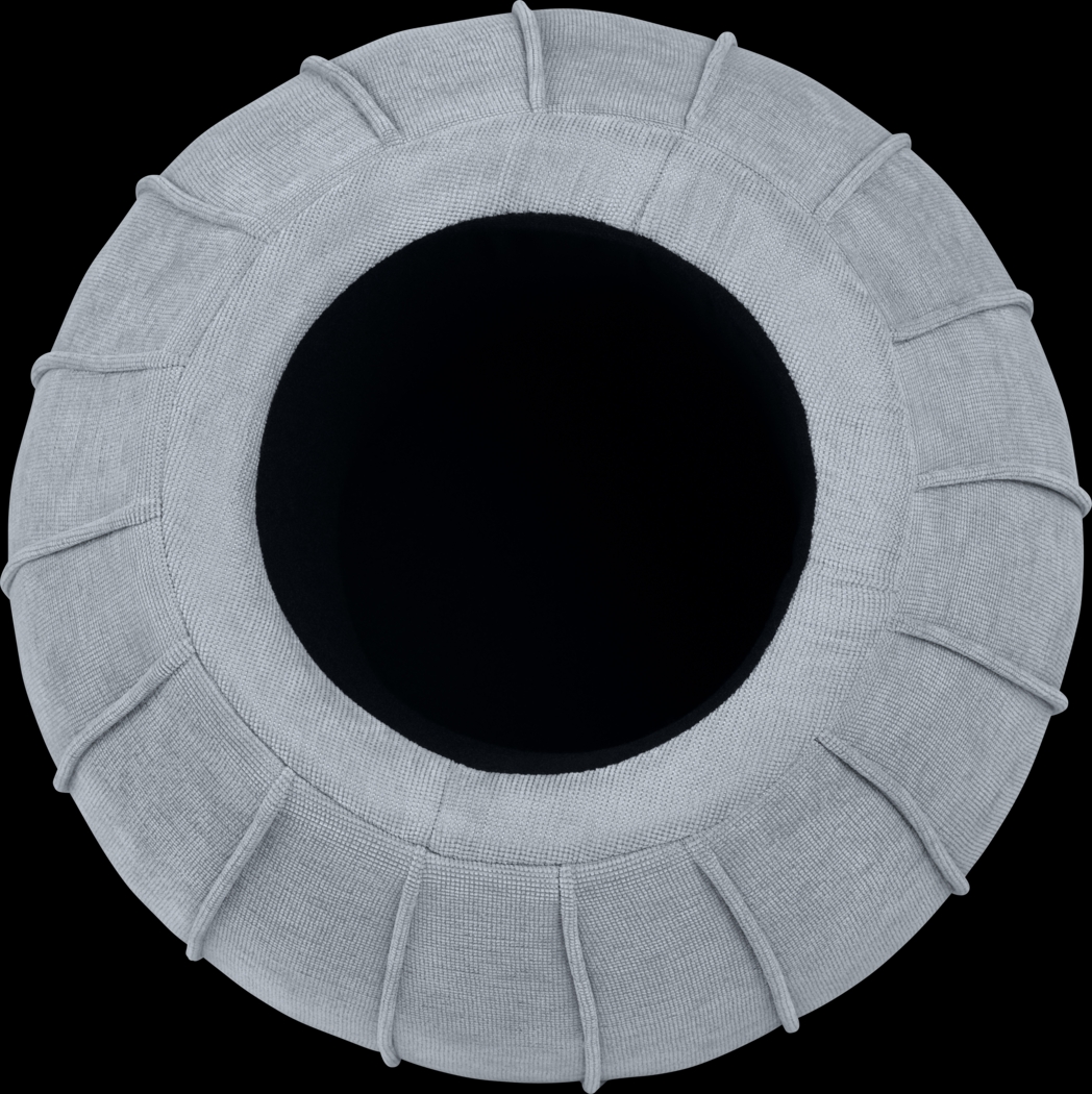 Baccharis Blue/Gray Storage Ottoman - Thumbnail - Image 5