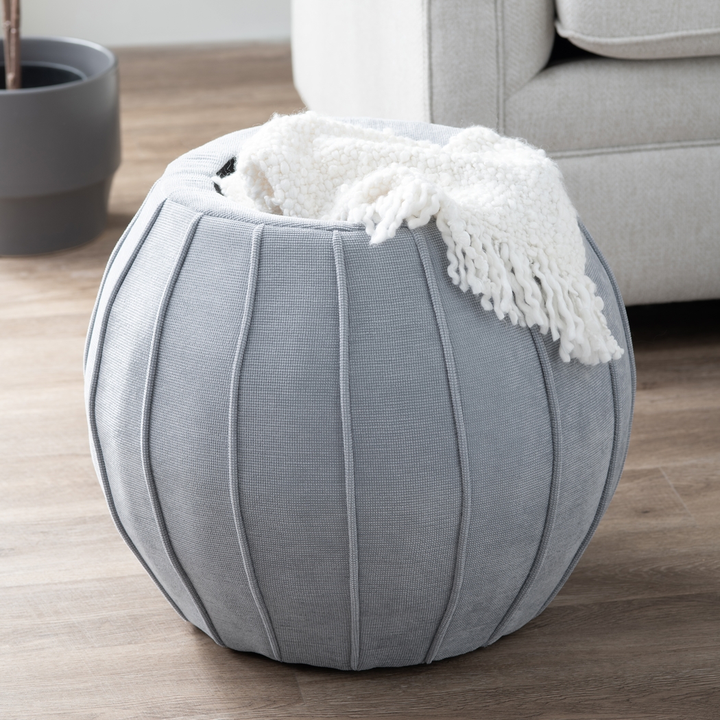 Baccharis Blue/Gray Storage Ottoman - Thumbnail - Image 6