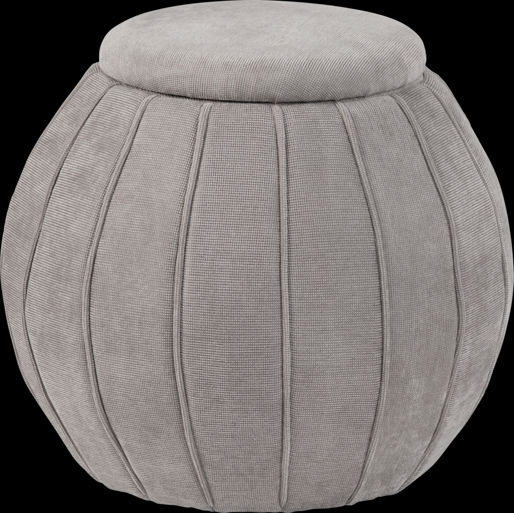 Baccharis Taupe Storage Ottoman - Thumbnail - Image 1