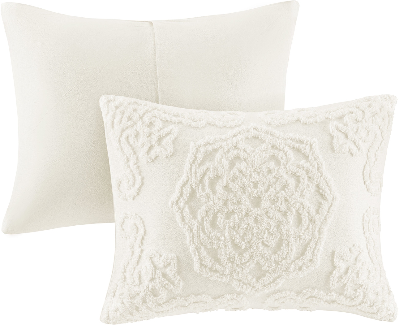 Baccich White 3 Pc Full/Queen Comforter Set - Thumbnail - Image 4