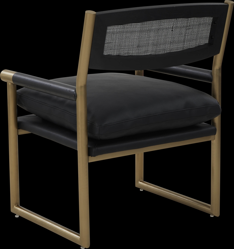 Bacinada Black Accent Chair - Thumbnail - Image 4