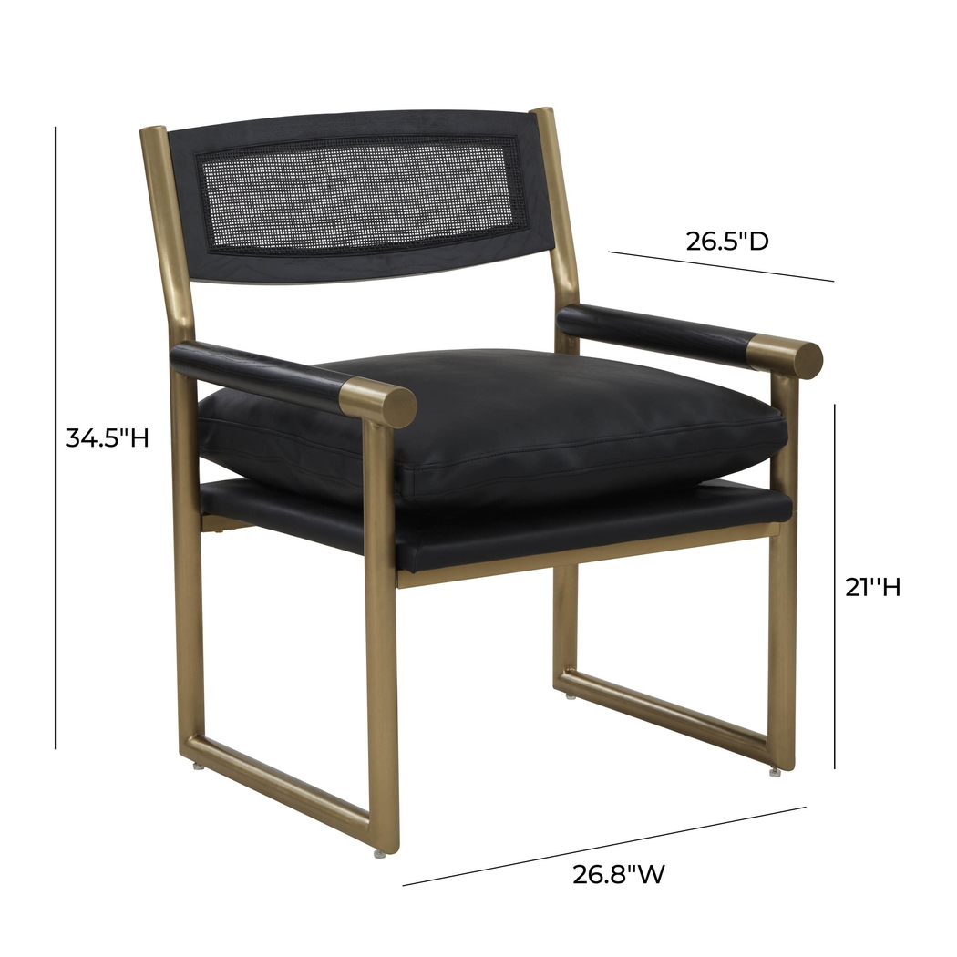 Bacinada Black Accent Chair - Thumbnail - Image 6