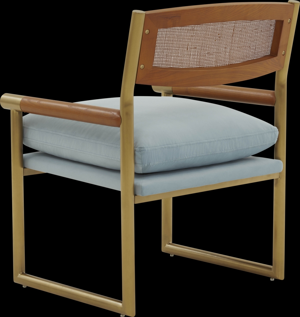 Bacinada Blue Accent Chair - Thumbnail - Image 4