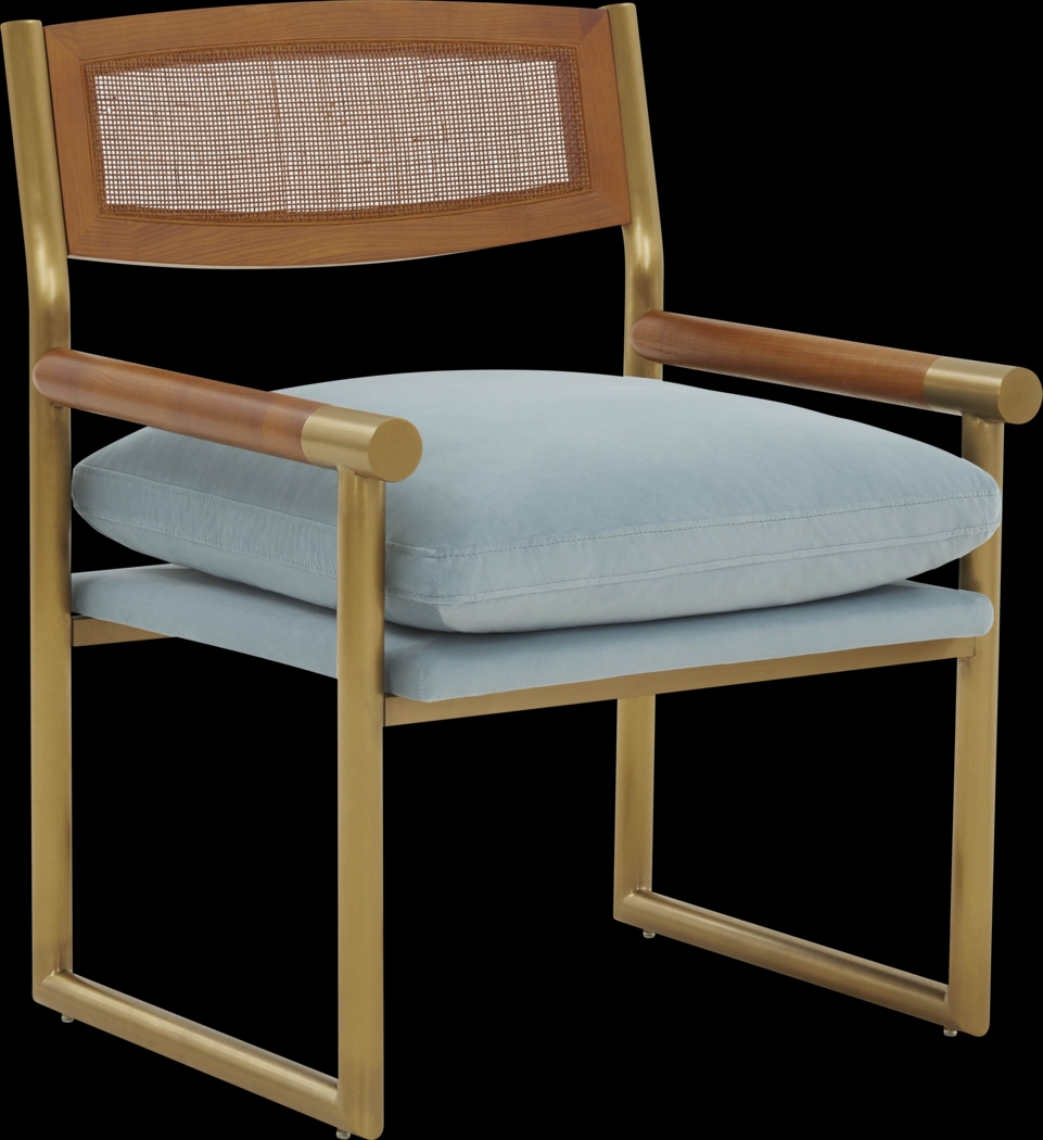 Bacinada Blue Accent Chair - Thumbnail - Image 1