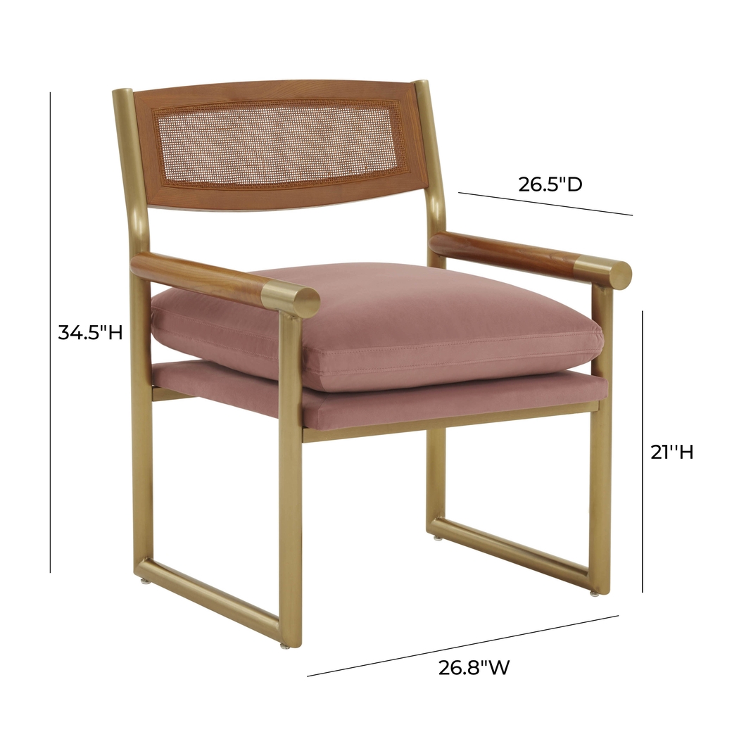 Bacinada Mauve Accent Chair - Thumbnail - Image 6