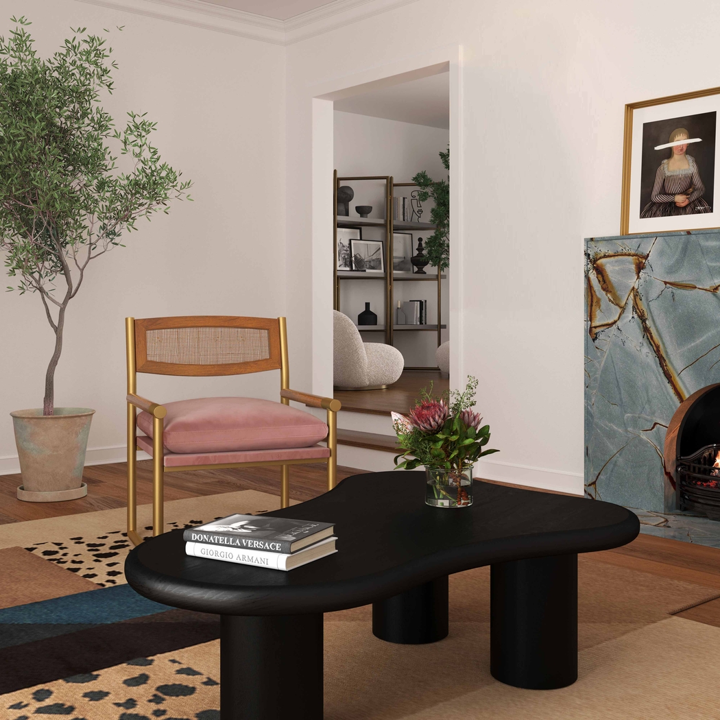 Bacinada Mauve Accent Chair - Thumbnail - Image 7