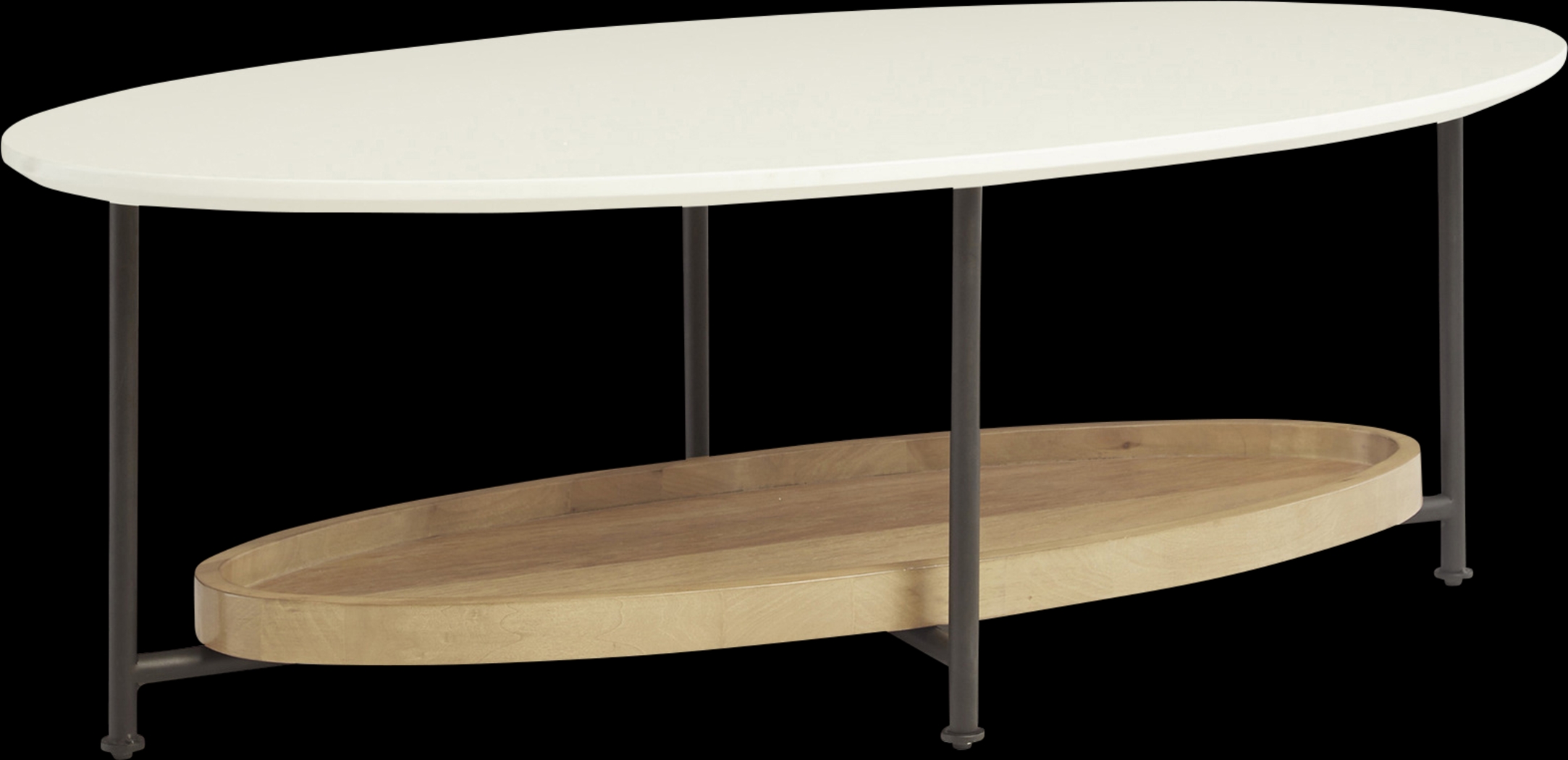 Backcove White Cocktail Table - Thumbnail - Image 1