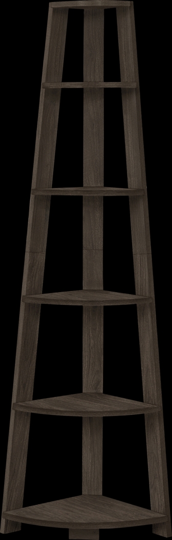 Backstretch Oak Brown Bookcase - Thumbnail - Image 1