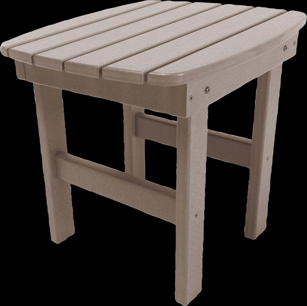Pawleys Island Bacusi Tan Outdoor End Table - Thumbnail - Image 1