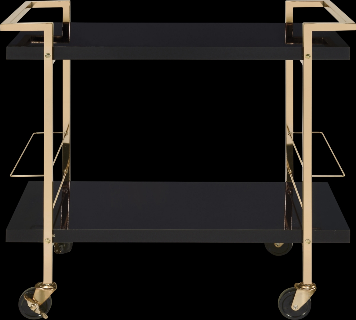 Baddsley Black Bar Cart - Thumbnail - Image 4