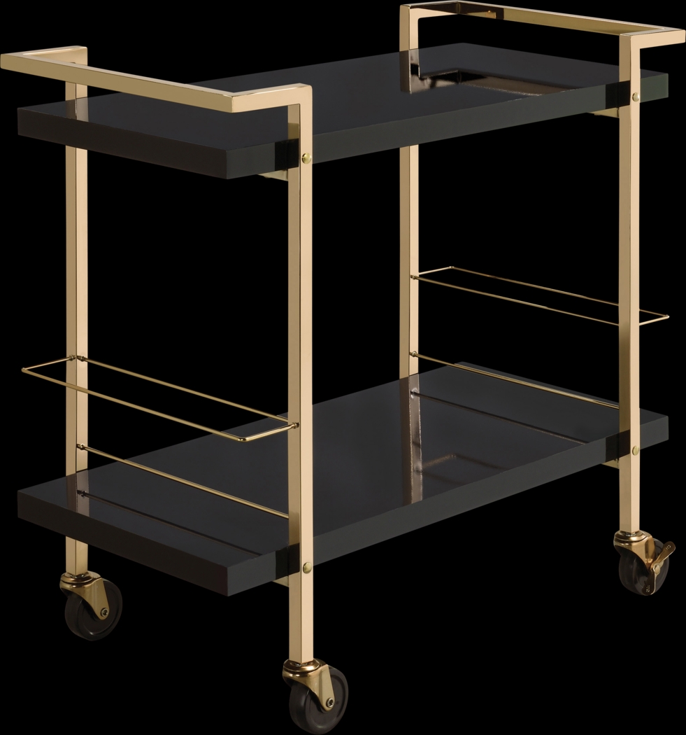 Baddsley Black Bar Cart - Thumbnail - Image 1