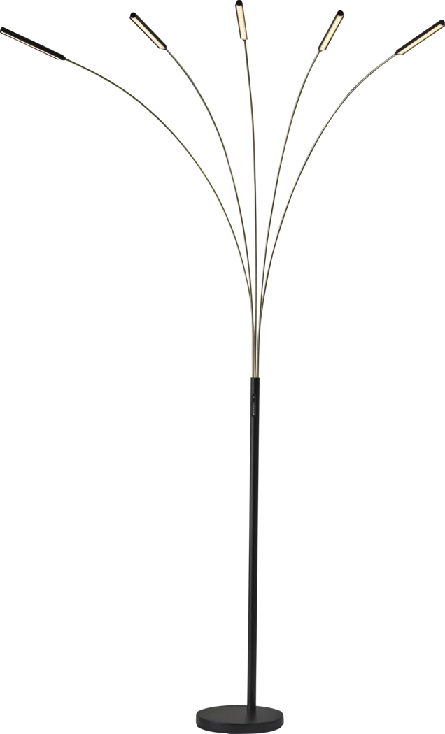 Badger Shores Brass Floor Lamp - Thumbnail - Image 1