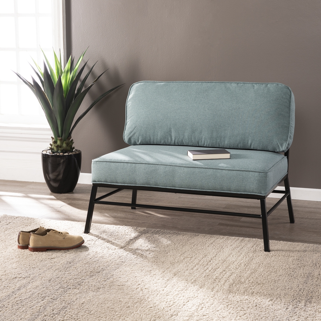 Badham Blue Accent Chair - Thumbnail - Image 4