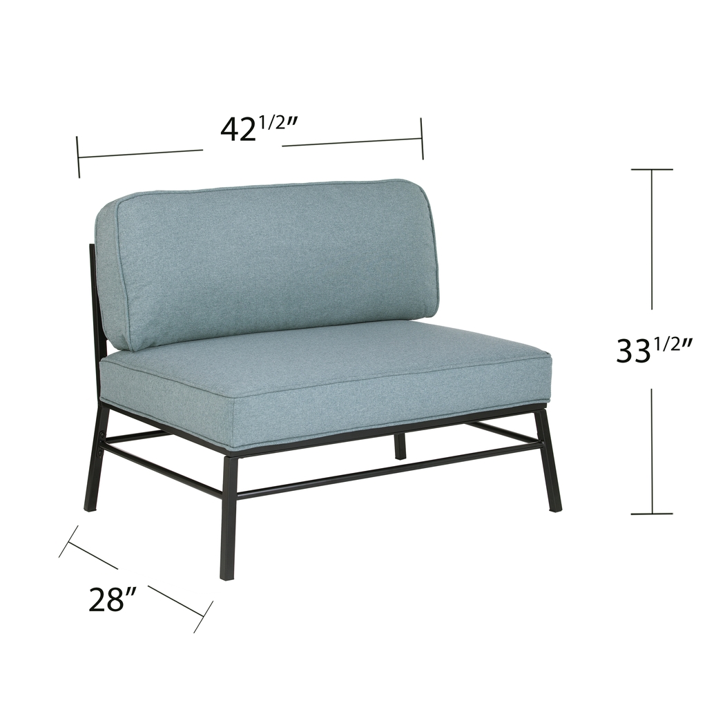 Badham Blue Accent Chair - Thumbnail - Image 5