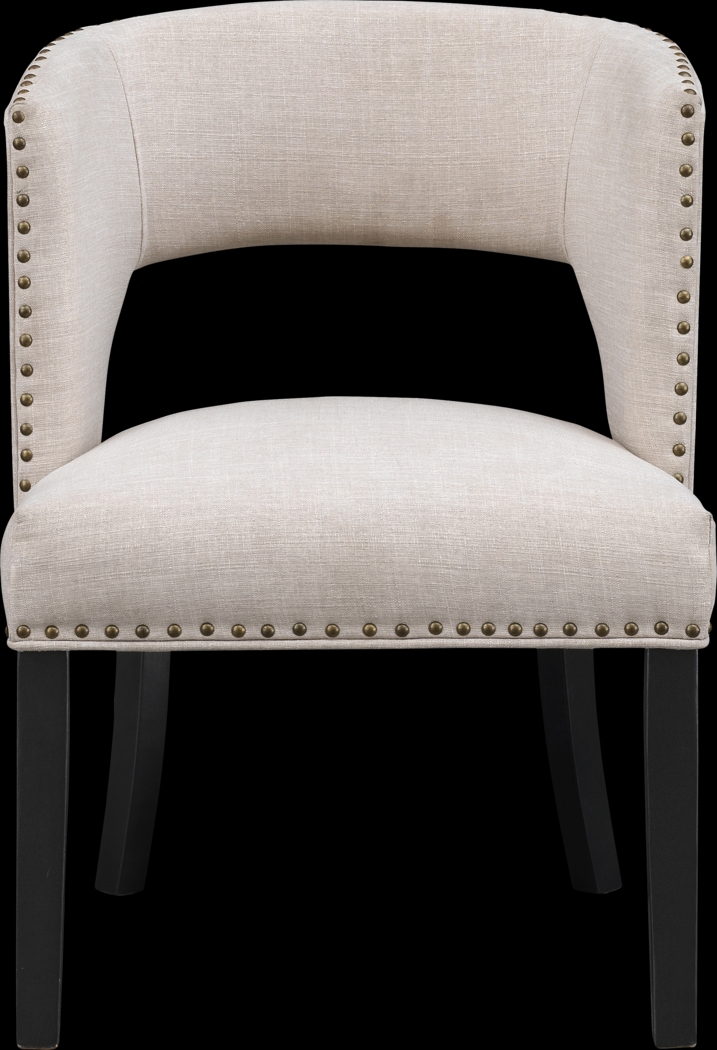 Badley Beige Accent Chair - Thumbnail - Image 2