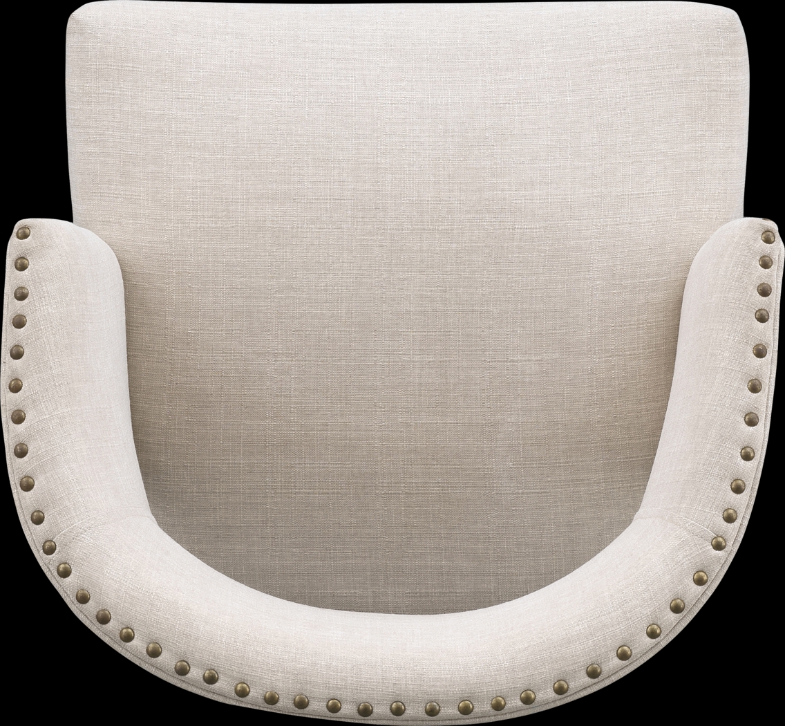 Badley Beige Accent Chair - Thumbnail - Image 4