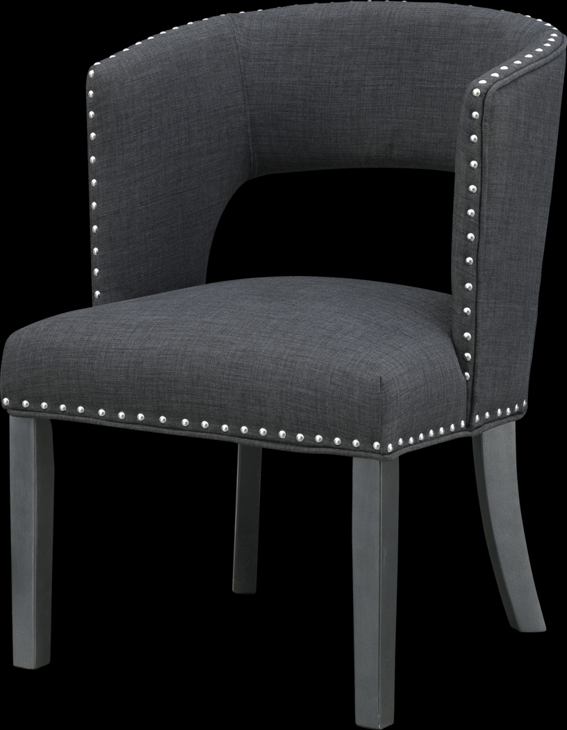 Badley Black Accent Chair - Thumbnail - Image 1