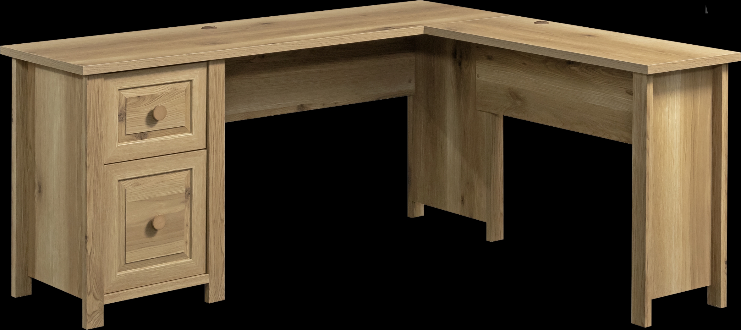 Baederwood Brown Desk - Thumbnail - Image 1