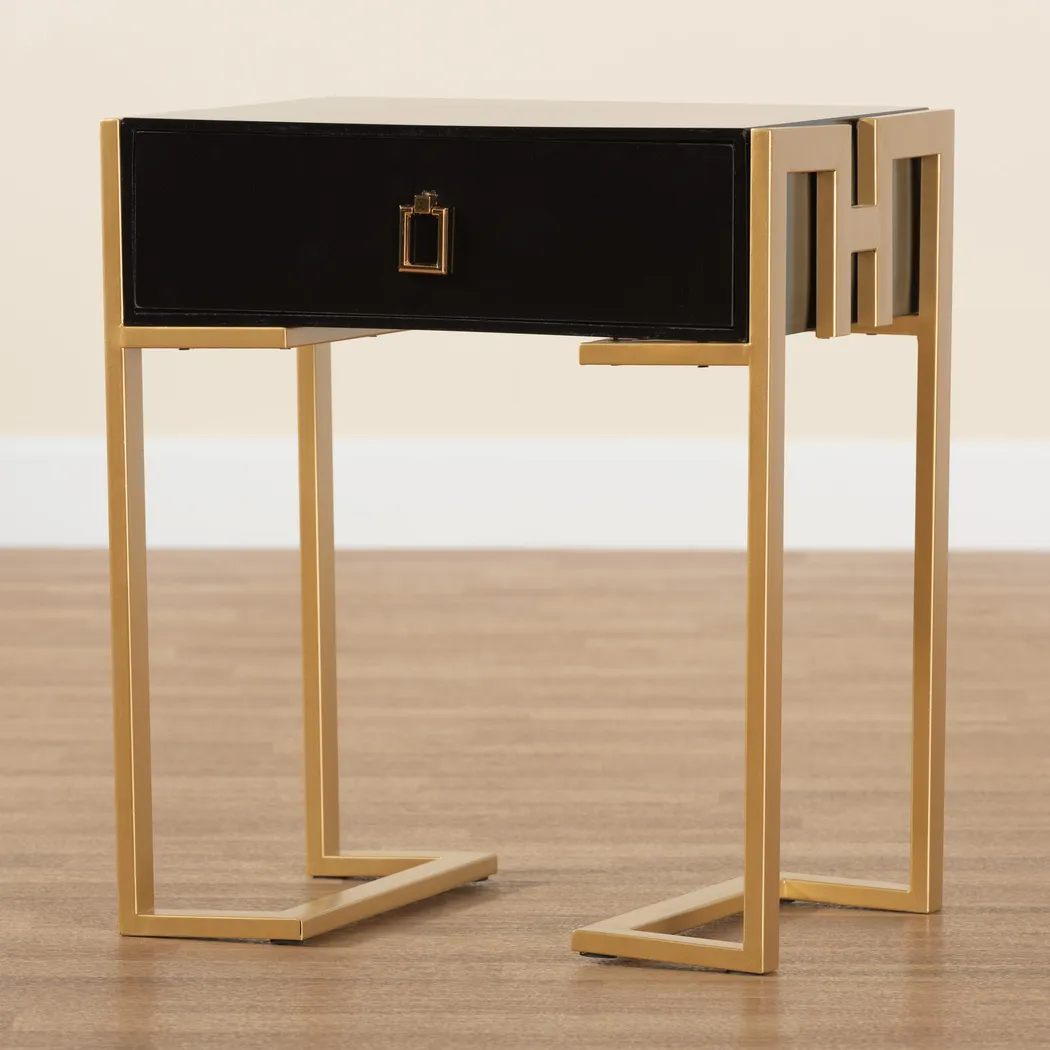 Baeten Black End Table - Thumbnail - Image 2