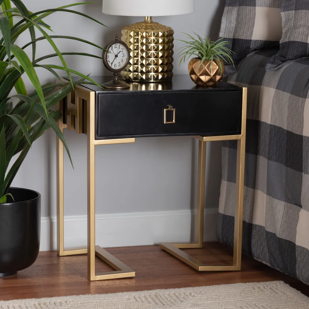Baeten Black End Table - Thumbnail - Image 3