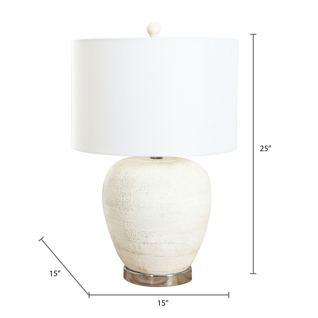 Baez Beige Lamp - Thumbnail - Image 9