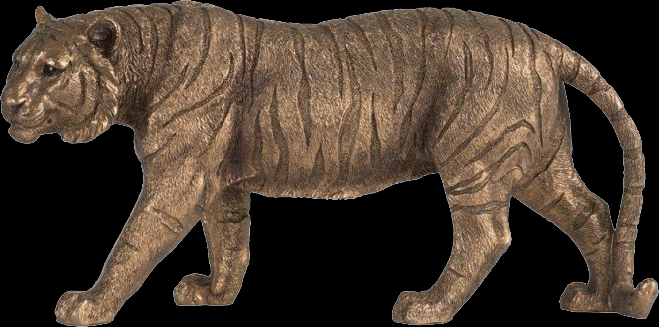 Bafana Bronze Tiger Sculpture - Thumbnail - Image 1