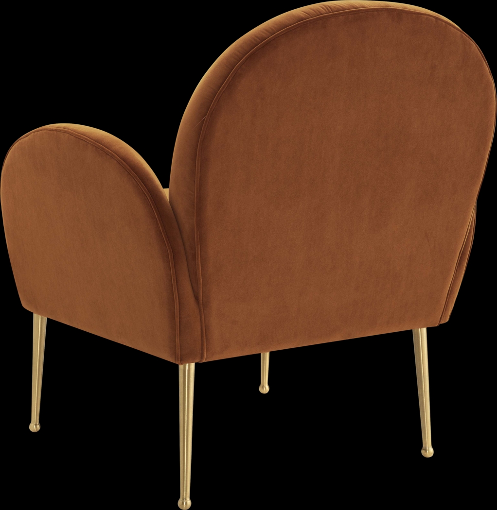 Baffi Cognac Accent Chair - Thumbnail - Image 3