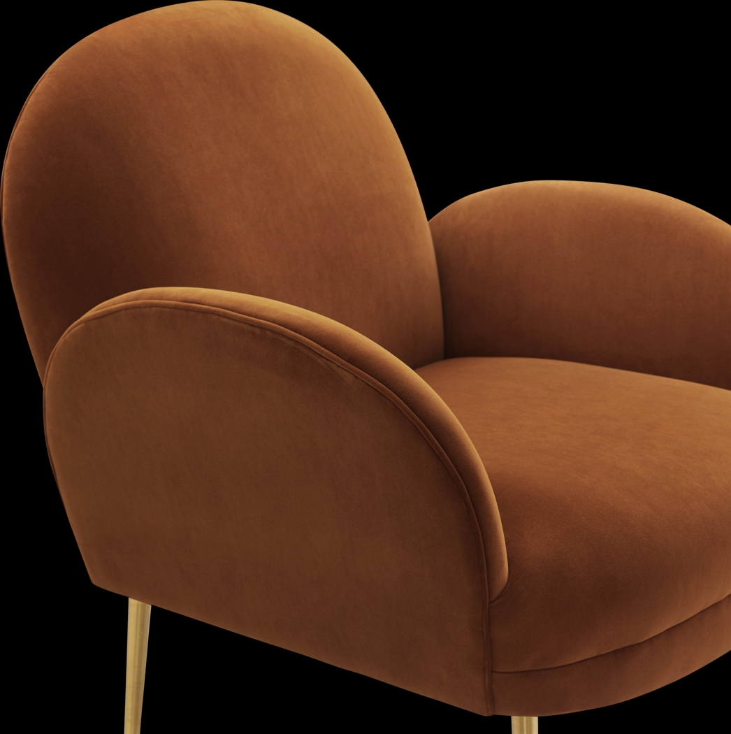 Baffi Cognac Accent Chair - Thumbnail - Image 4