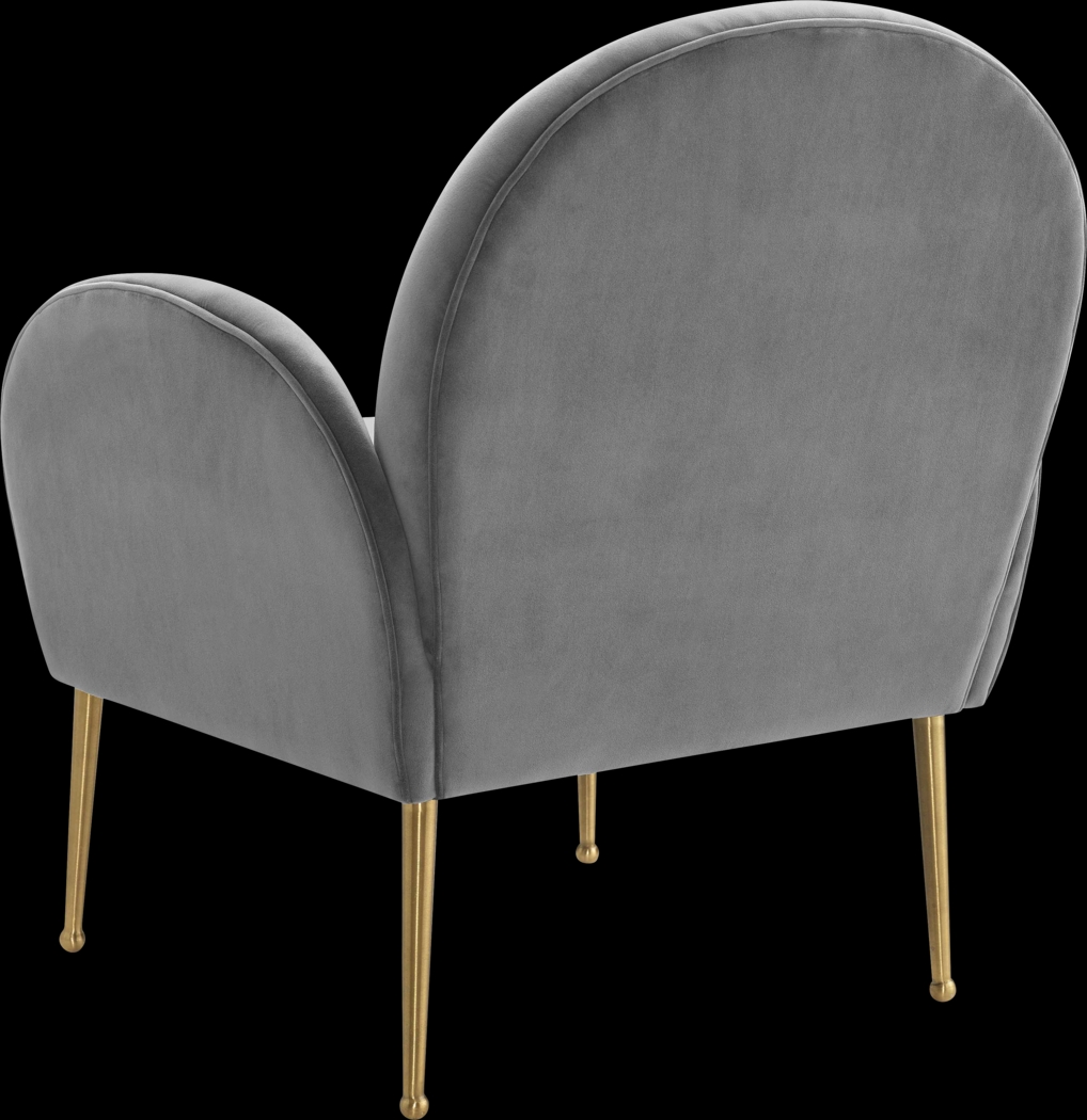 Baffi Gray Accent Chair - Thumbnail - Image 3