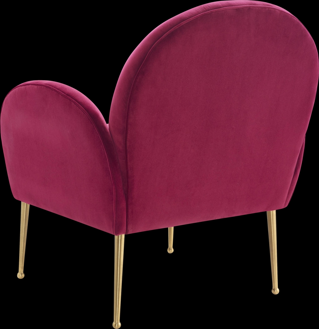 Baffi Plum Accent Chair - Thumbnail - Image 3
