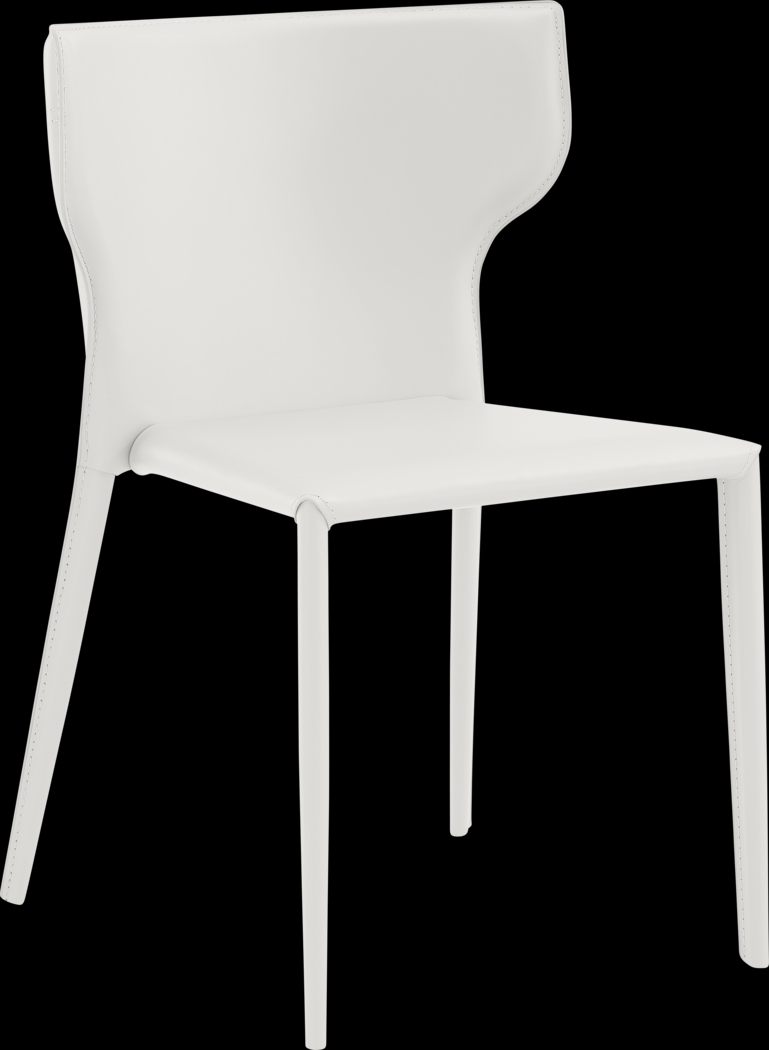 Baggaley White Dining Chair, Set of 2 - Thumbnail - Image 3