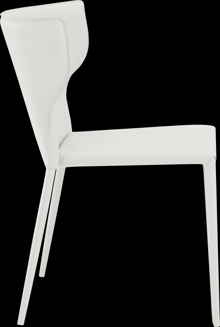 Baggaley White Dining Chair, Set of 2 - Thumbnail - Image 7