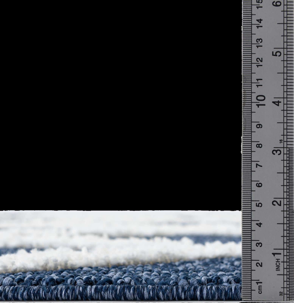 Bahari Navy 10' x 14'1 Rug - Thumbnail - Image 4