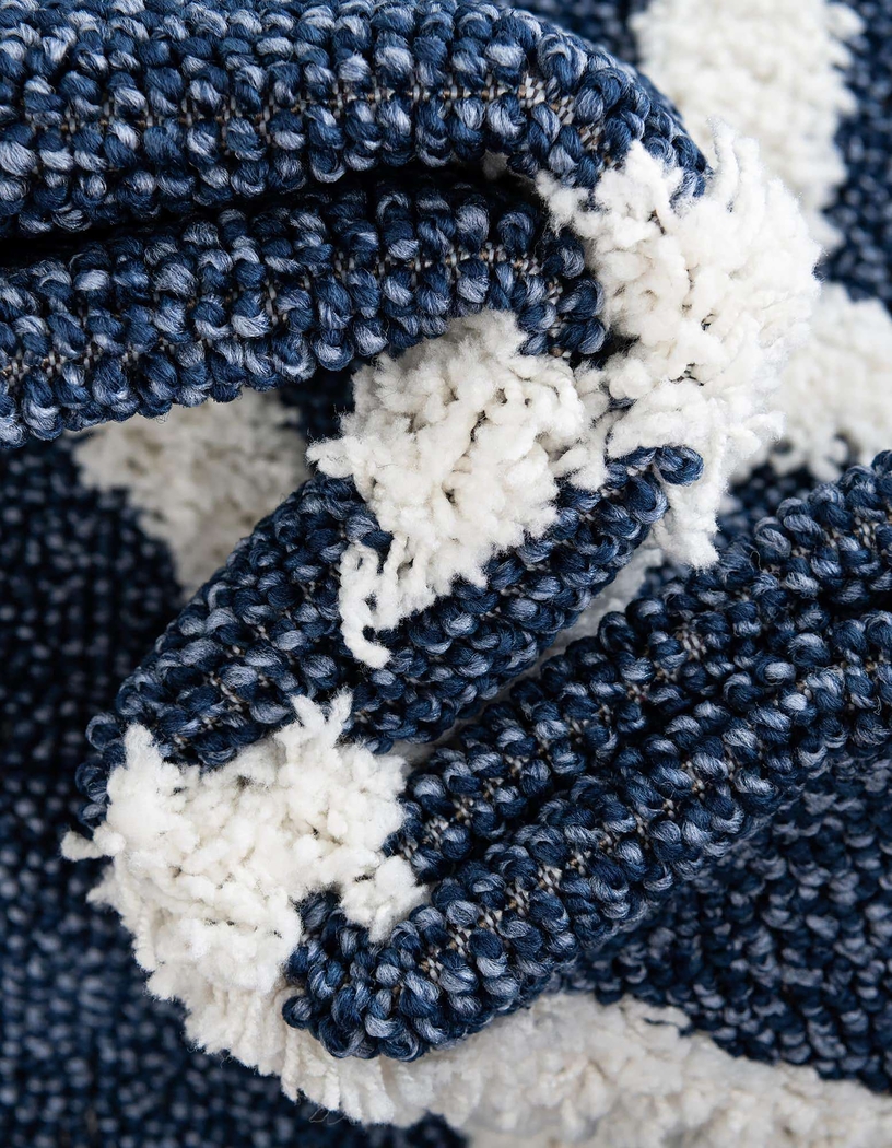 Bahari Navy 5'3 x 8' Rug - Thumbnail - Image 6