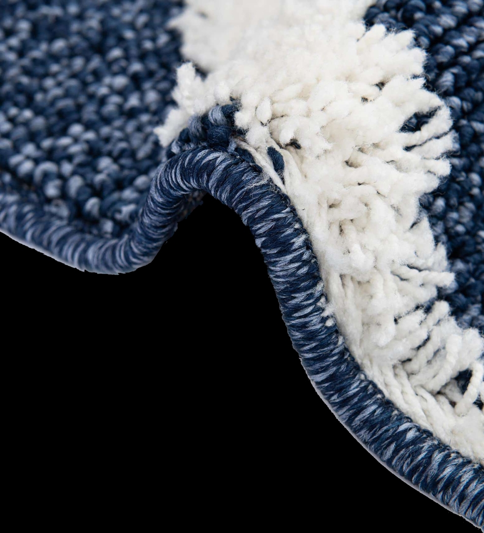 Bahari Navy 5'3 x 8' Rug - Thumbnail - Image 7