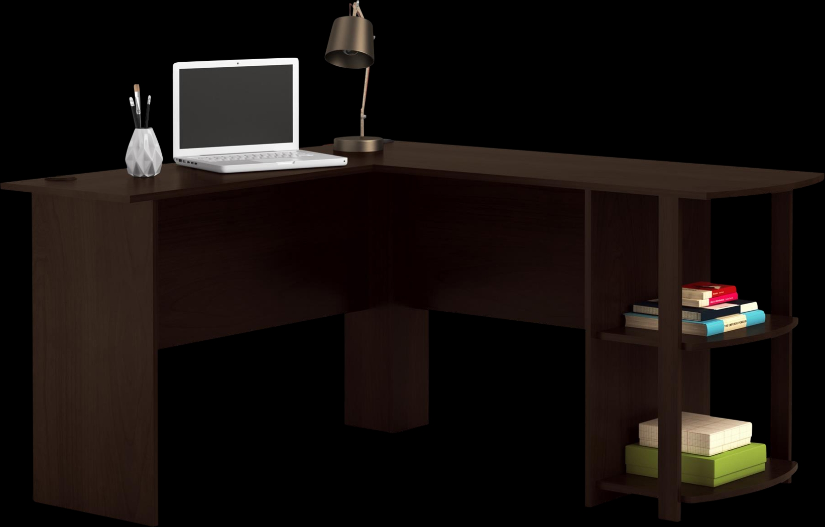 Bahnson Brown Desk - Thumbnail - Image 2
