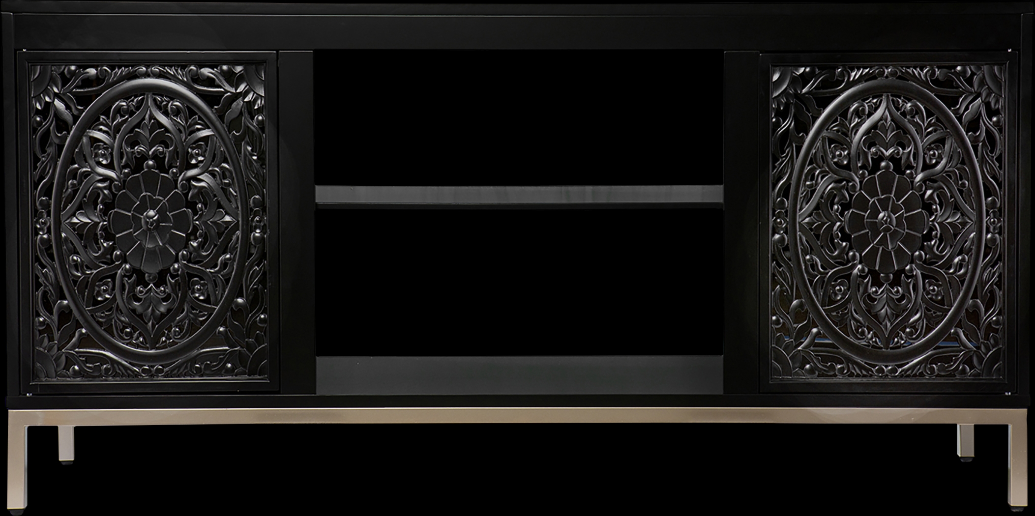 Baillon Black 58 in. Console - Thumbnail - Image 3