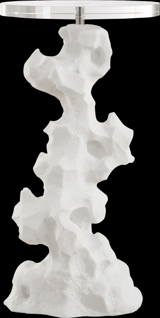 Baina White Accent Table - Thumbnail - Image 1