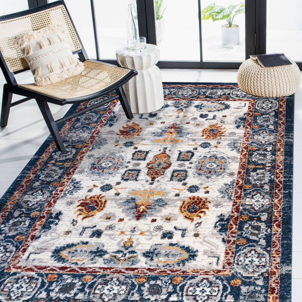 Bainney Blue 5'1 x 7'6 Rug - Thumbnail - Image 2