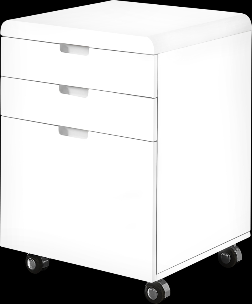 Bajada White File Cabinet - Thumbnail - Image 1