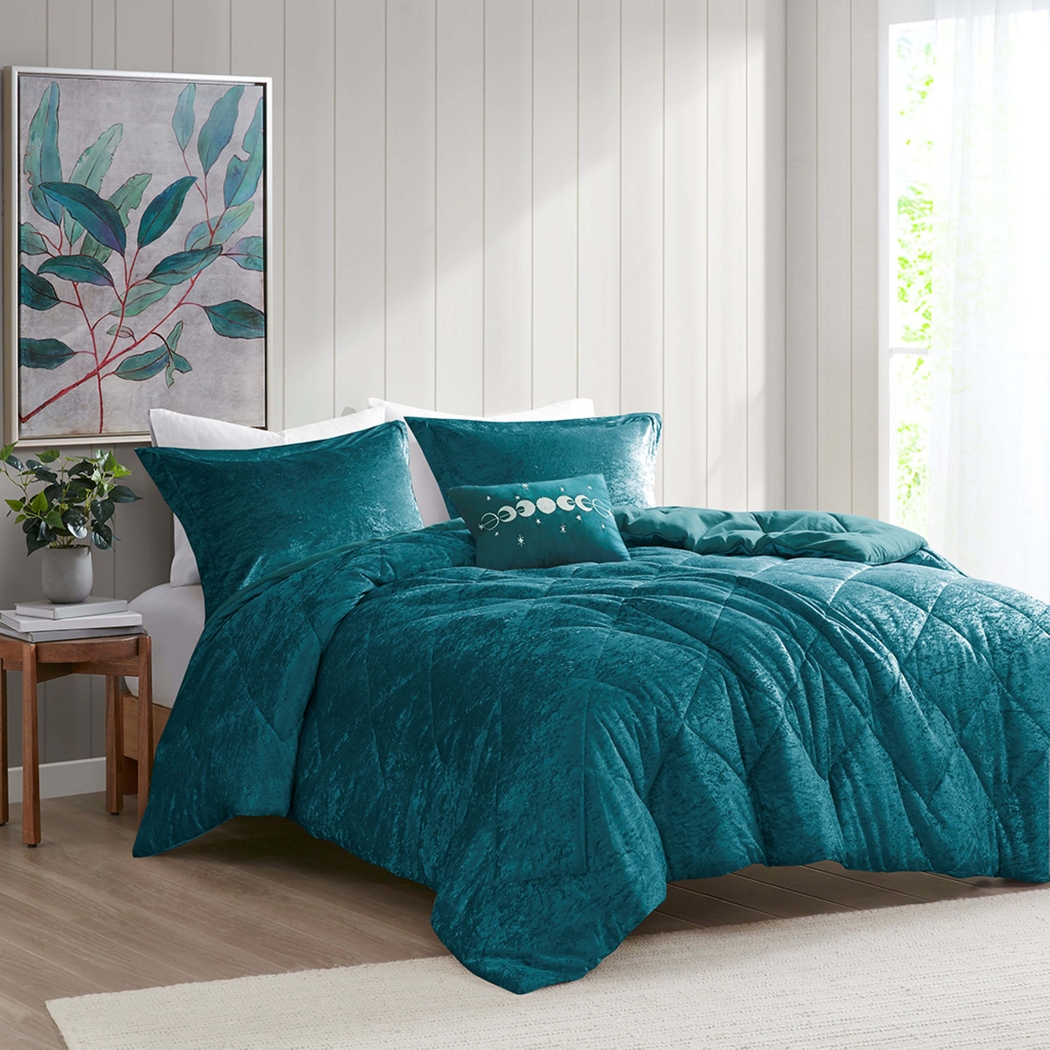 Bajaro Teal King Comforter Set - Thumbnail - Image 5