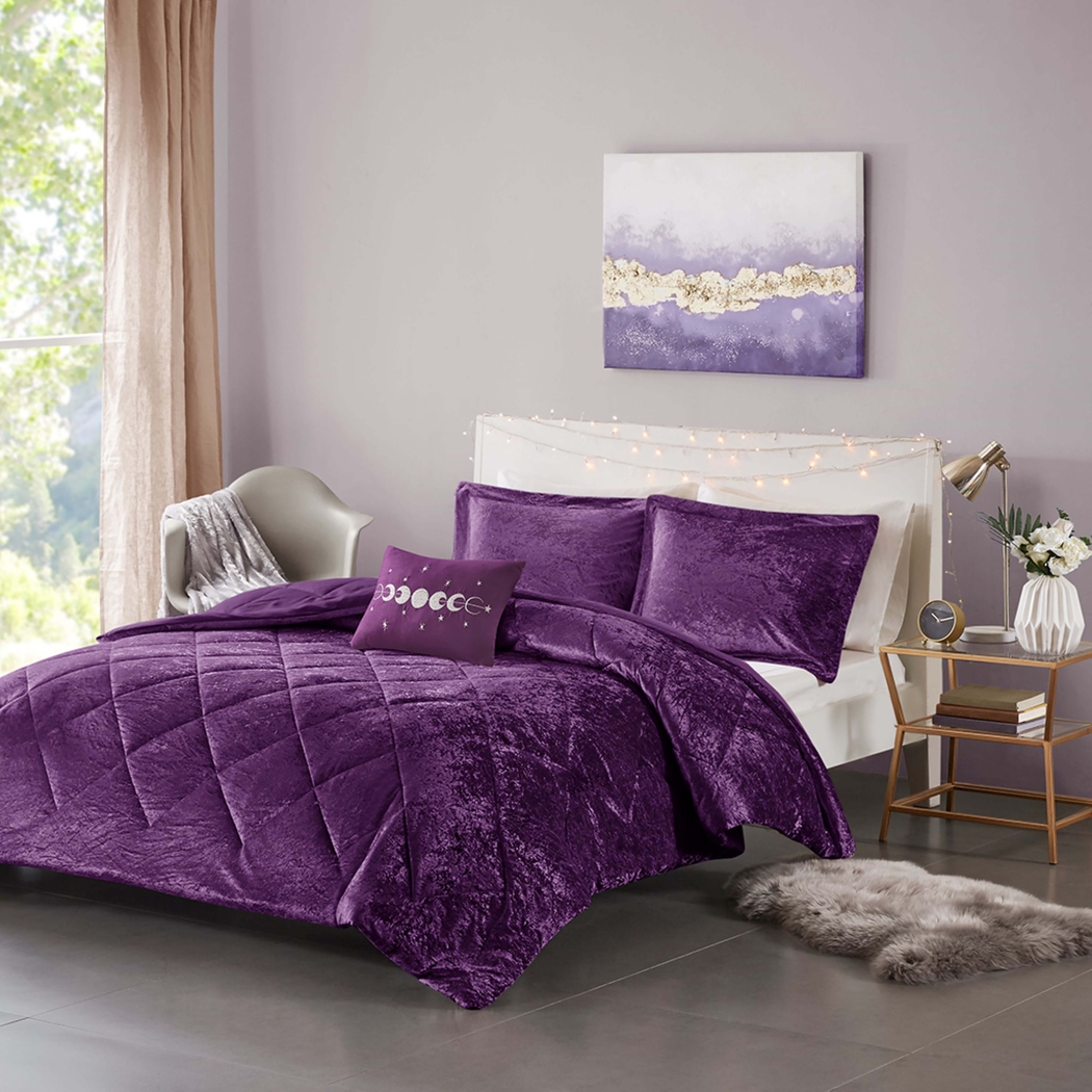 Kids Bajaro Purple Twin Comforter Set - Thumbnail - Image 3