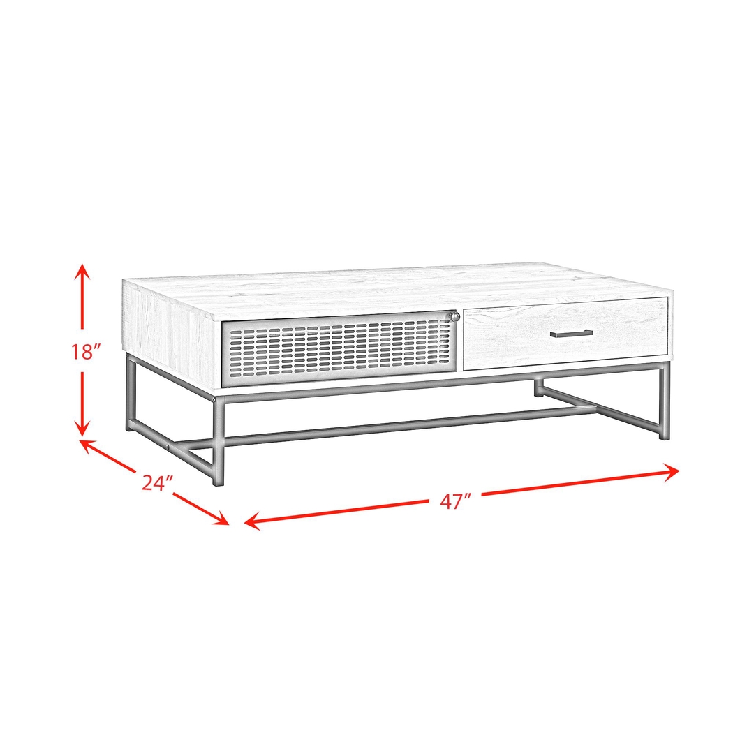 Bakari Gray Cocktail Table - Thumbnail - Image 9