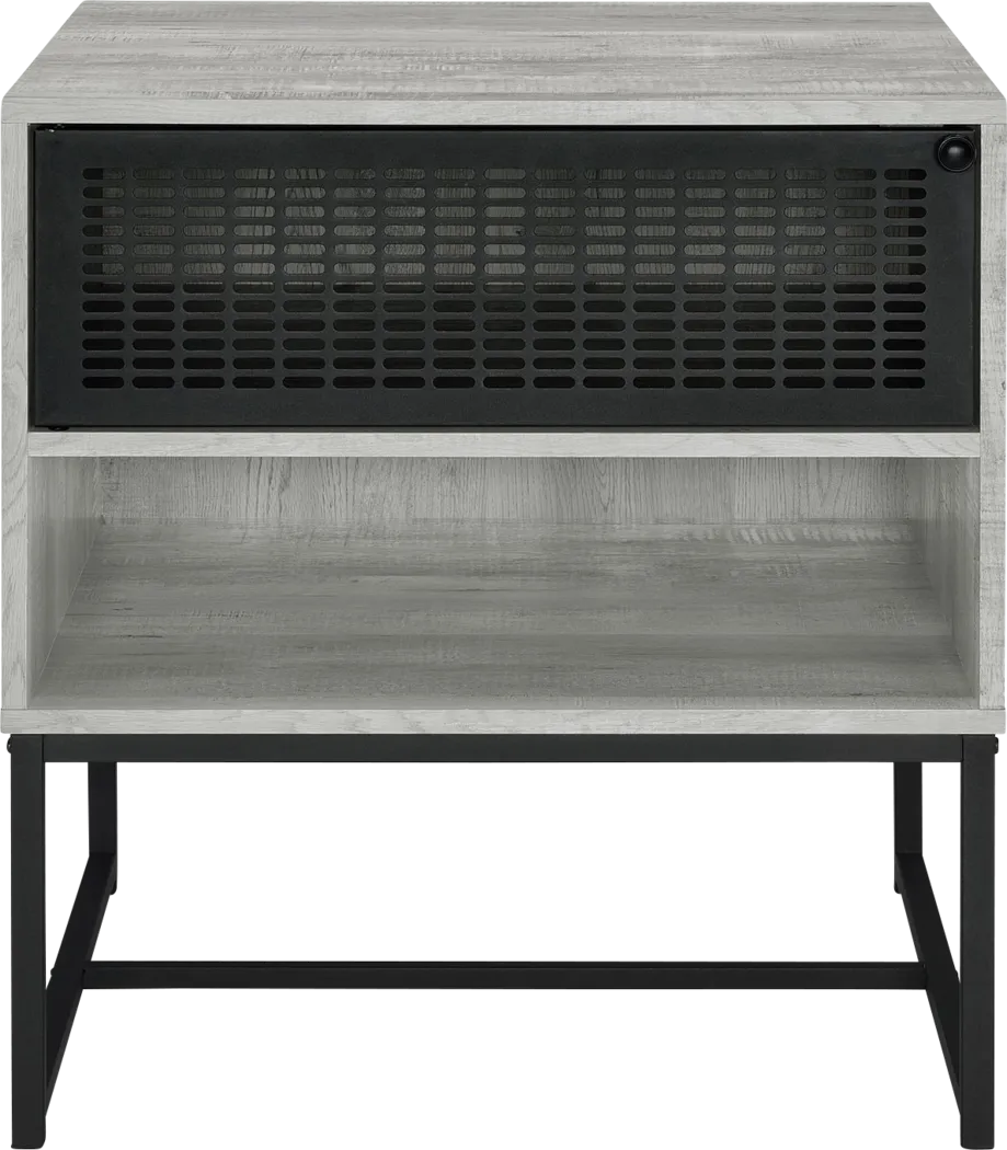 Bakari Gray End Table - Thumbnail - Image 2