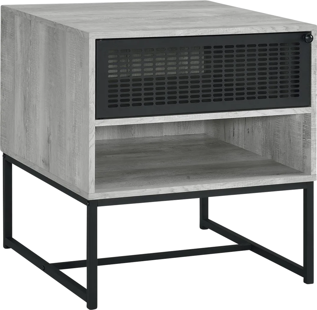 Bakari Gray End Table - Thumbnail - Image 1