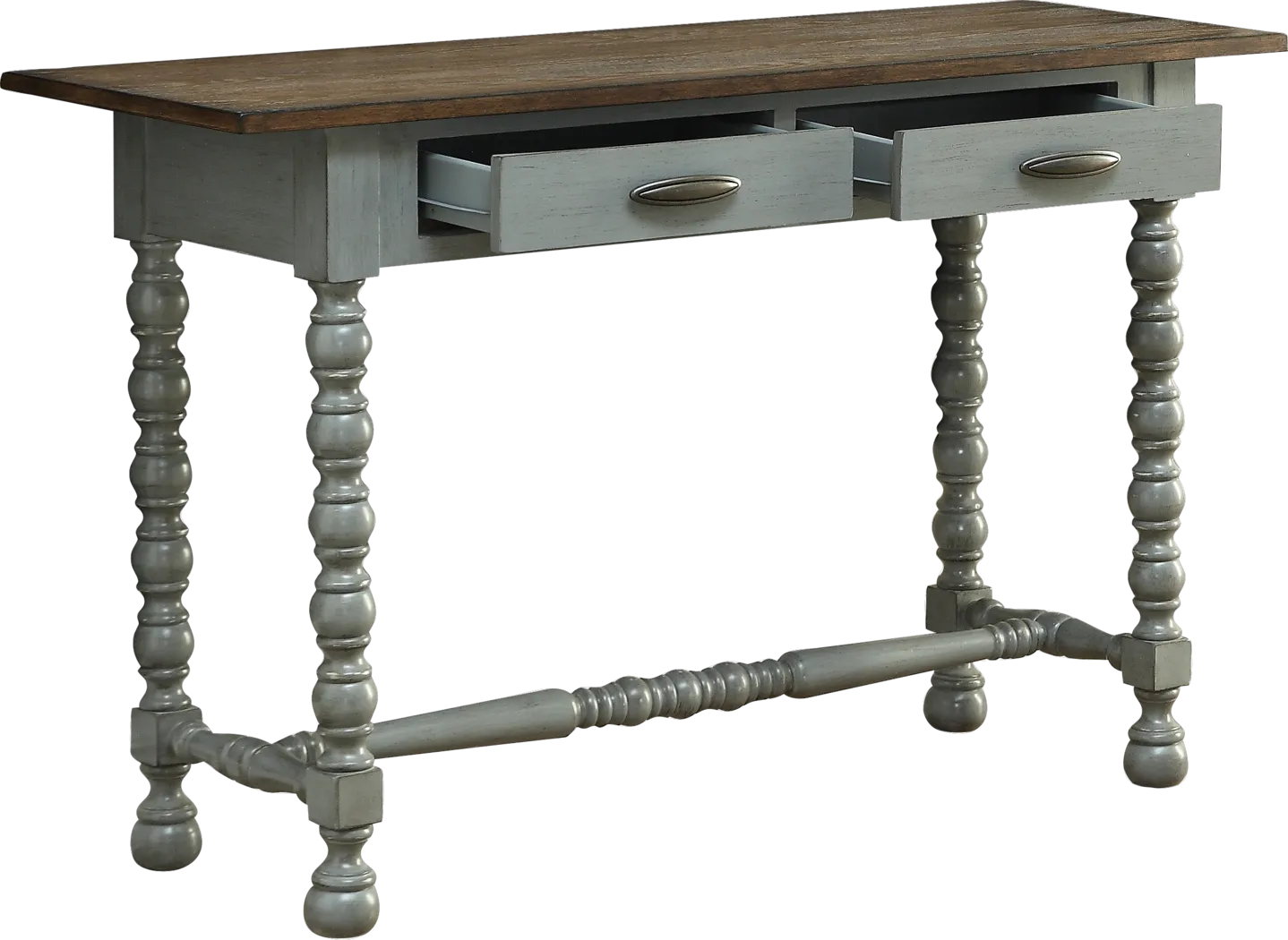 Bakers Town Gray Sofa Table - Thumbnail - Image 3