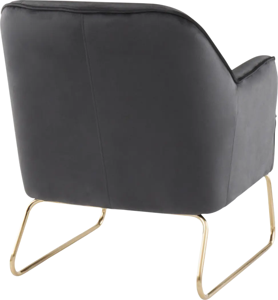 Balard Black Accent Chair - Thumbnail - Image 2